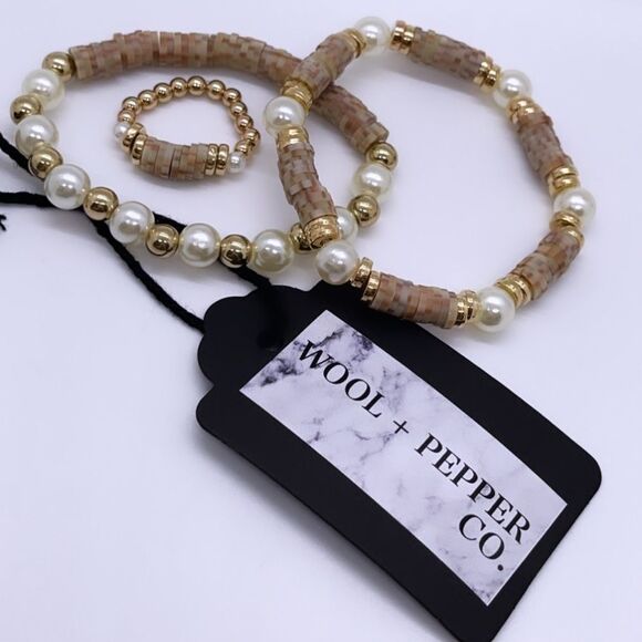 NWT Wool + Pepper Co. Matching Jewelry Set (3) - Picture 1 of 7